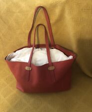 CONSUELA Soft Leather Red Handbag - New w/ Minor Defects. picture
