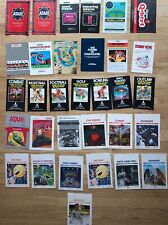 Atari 2600 manuals lot - your choice picture