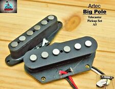 Artec Tele Guitar Pickup Alnico V Big Pole Pieces Neck Bridge Fender Telecaster picture