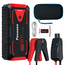 Povasee 3000A Car Jump Starter Booster Jumper Portable Power Bank Battery Charge picture