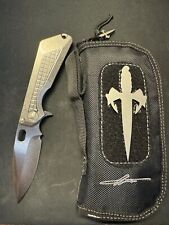 Microtech Marfione Custom/Strider Frag MSG III (S/N 008) Titanium picture