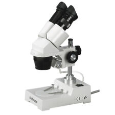 AmScope 20X & 40X Sharp Binocular Stereo Microscope 3D View Multi-Use SE304-P picture
