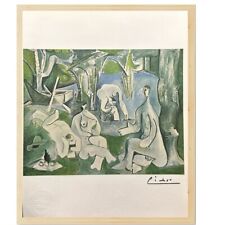 Pablo Picasso Original Signed Print The Luncheon on the Grass, 1961 Vintage Art picture