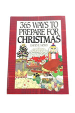 Vtg 365 Ways To Prepare For Christmas David E Monn 1993 Harper Collins Hardback picture