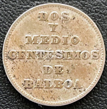 1929 Panama Coin 2-1/2 Centesimos KM# 8 Rare Collectible Foreign Money PROOF MS picture