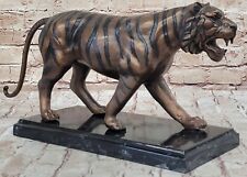 Bronze Metal Statue Royal Bengal Tiger India Gift Sculpture Hand Made Home SALE picture