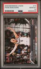 Graded 2023 Bowman U Now Paige Bueckers #17 Rookie RC Basketball Card PSA 10 Gem picture