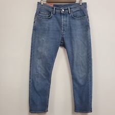 Acne Studios Bla Konst Mens River Blue Jeans Size 30 Button Fly Slim Tapered picture