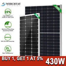 100W 150W 200W 300W 430W Watt Solar Panel Mono Home Charging RV Camping Battery picture