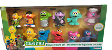 Sesame Street Deluxe Figure Set Playskool Gonger Rosita Abby Elmo 11 Piece New picture
