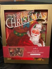 Hallmark The Night Before Christmas Jumbo Pop-Up Book With Light and Sound HTF picture