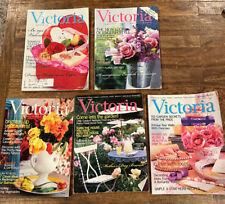 LOT of 5 VICTORIA Magazines Romantic Living Inspiring Women 2003 picture