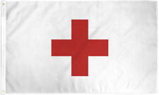 Red Cross Flag 3x5ft First Aid Medical Flag picture