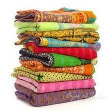 Indian Handmade Vintage Patchwork Cotton Kantha Blanket Quilt Throw Bedspread picture