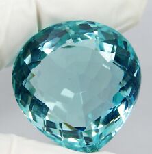 103.95 Ct Natural Ocean Blue Aquamarine Pear Cut Loose Gemstone  Certified picture