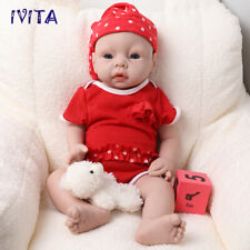 IVITA 20'' Realistic Silicone Reborn Baby GIRL Dolls Waterproof Holiday Gifts picture