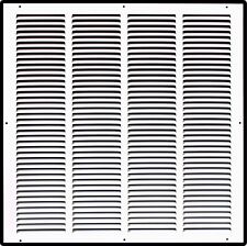 Steel Return Air Grille HVAC Duct Cover Grill White - Many Size Options picture