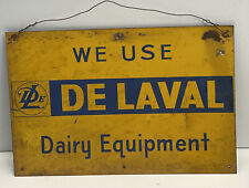 OLDER  DE LAVAL  dairy equipment sign advertising farm milk farming agriculture picture