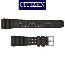 Genuine CITIZEN Watch Band Strap Black Polyurethane 59-S54486 4-S126690F picture