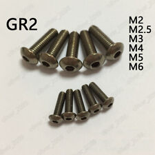 Titanium GR2 ISO7380 Hex Socket Bolts Button Head Screws M2 M2.5 M3 M4 M5 M6 picture