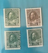 Antique Set Of Canada Small Group of King George V Admiral issues MH Stamps picture