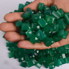 Natural Colombian Green Emerald Cut Faceted Loose Gemstones Wholesale Lot picture