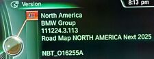 Original BMW North America Next 2025 MAP Navigation update data include FSC code picture