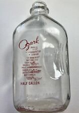 Vintage 1/2 Gallon Milk Bottle Ozark Dairy Co St. Louis Missouri picture