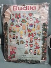 Vintage Bucilla Felt Ornament Kit Lotsa Christmas Kit 1991 NOS picture
