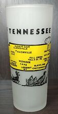 Anchor Hocking Flosted Glass Tennessee Drinkware And Barware Tumbler Mug Vintage picture