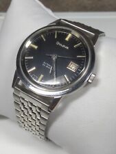 Working Vintage 1969 Bulova Men's Automatic Wristwatch 11BLACD Black Dial picture