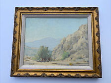 Antique California Desert Painting Landscape Small Gem Impressionism Masterful picture