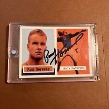 Signed 1957 Topps Archives 151 Paul Hornung Rookie Card RC Green Bay Packers HOF picture