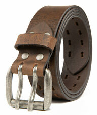 Men’s Top Grain Leather Belts for Men Genuine Solid Belt Workmen 1.5inch Width picture