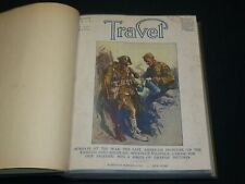 1918 NOVEMBER-1919 OCTOBER TRAVEL MAGAZINE BOUND VOLUME - GREAT COVERS - KD 5969 picture