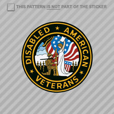 DAV American Disabled Veterans Seal Sticker Vinyl army air force marines picture