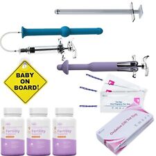 Washable home insemination syringe kit ttc iui ivf diy ultimate success picture