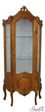 63277EC: French Louis XV Gold Gilt Curio Display Vitrine Cabinet picture