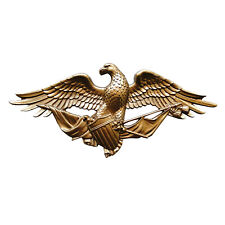 American Eagle Wall Plaque in Painted Gold 28 Inch picture