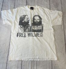 Vintage Free Willie Nelson T-Shirt  Zion Rootswear Size L Rare picture