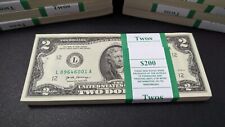$*$ SPECIAL OFFER $*$  100 TWO DOLLAR BILLS-$2 UNCIRCULATED SEQUENTIAL NEW picture