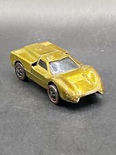 Vintage 1967 Hot Wheels Redline Metallic Gold Ford J-Car 1/64 Scale Diecast Car picture