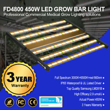 Phlizon 450W Foldable Led Grow Light Bar Full Spectrum Commercial Lamp Veg Bloom picture