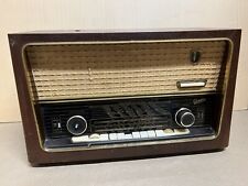 Vintage 1950s Graetz Comedia 516 Analog Tube Radio Receiver Germany Wood Cabinet picture
