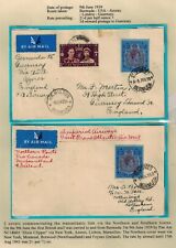 Bermuda to England By w/ Bermuda 2 Shilling and GB postage RARE picture