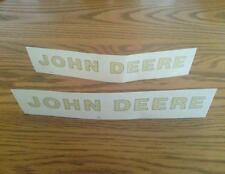  Two Nice John Deere Logo Decals  3/4 inch x 8 inch picture