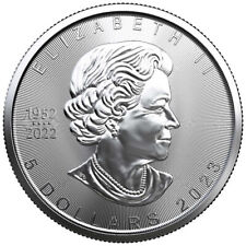 2023 $5 Silver Canadian Maple Leaf 1 oz BU picture