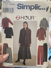 1999 Simplicity Sewing Pattern 8805 Womens Pants Skirt Top Scarf Sz 18-24 uncut picture