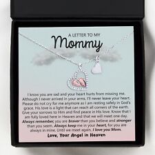 Pregnancy Loss of Angel Baby Necklace Miscarriage Mom Remembran Memorial Gifts picture