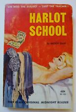 Harlot School -1962 Midnight Reader GGA vintage paperback pulp fiction picture